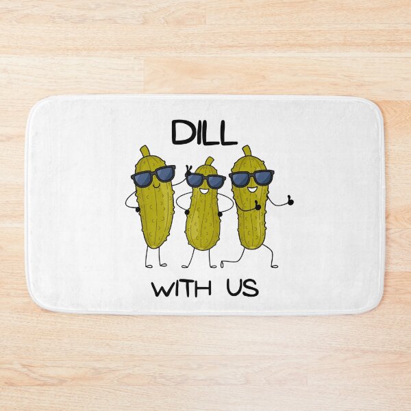 Item preview, Dill With Us Funny Logo designed and sold by logowannawear.