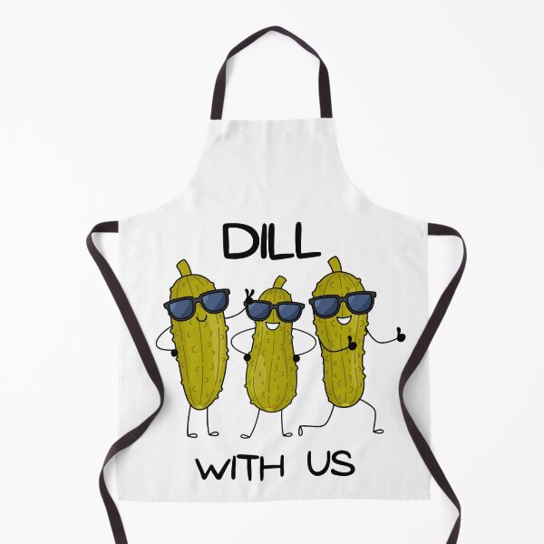 Item preview, Dill With Us Funny Logo designed and sold by logowannawear.