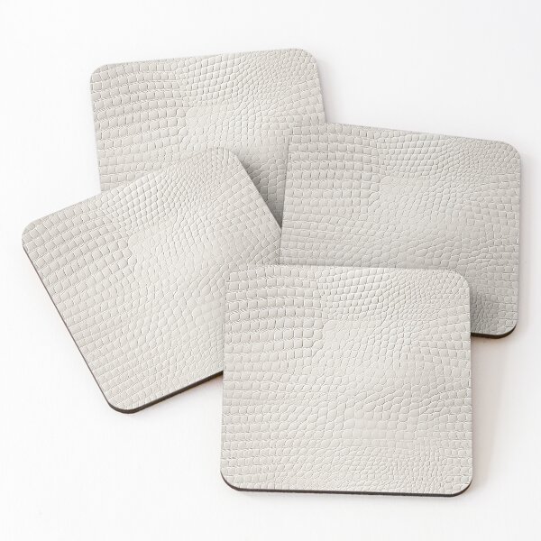 Item preview, Small Flat Croc Scale White Leather Photo Texture designed and sold by DigitaICraft.