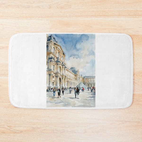 Item preview, Louvre Paris Rhythm Watercolor designed and sold by caracatita75.