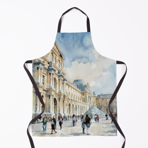 Item preview, Louvre Paris Rhythm Watercolor designed and sold by caracatita75.