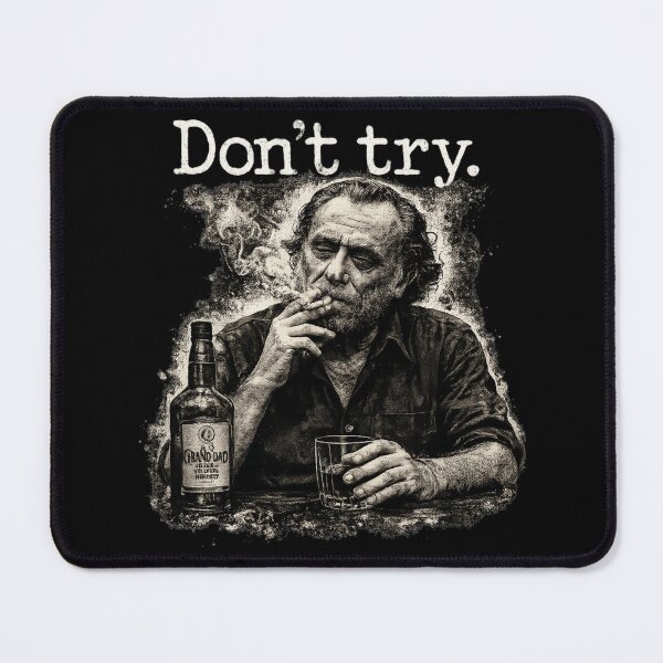 Item preview, Don’t Try – Vintage Writer Noir Graphic Tee designed and sold by ThreadTheory976.