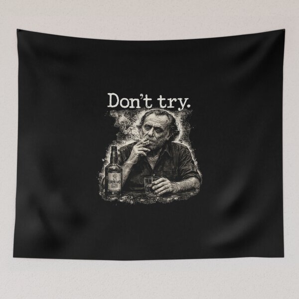 Item preview, Don’t Try – Vintage Writer Noir Graphic Tee designed and sold by ThreadTheory976.