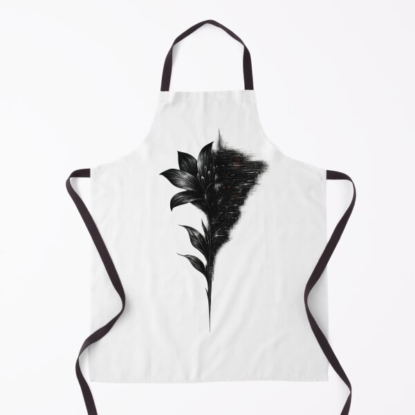 Item preview, Botanical Signal Error - Dark Glitch Flower Minimalist Art T-Shirt designed and sold by PrintWearables.