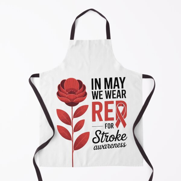 Item preview, Red Flower with Stroke Awareness  designed and sold by jkrphoto.