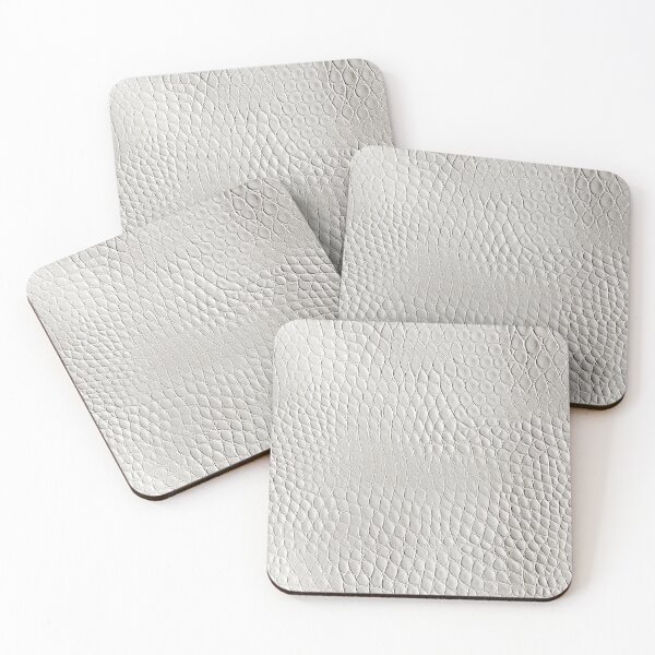 Item preview, Small Rounded Pebble Scale White Leather Photo Texture designed and sold by DigitaICraft.