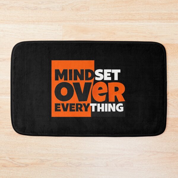 Item preview, Mindset Over Everything Typography T-Shirt designed and sold by Bend-The-Trendd.