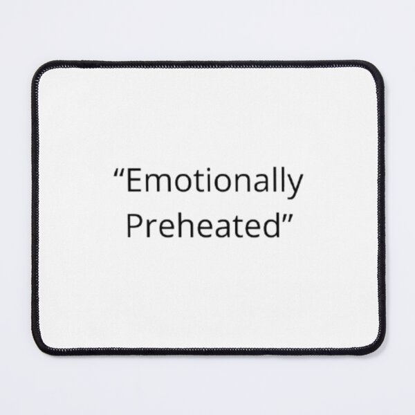 Item preview, “Emotionally Preheated” Funny Chef Shirt designed and sold by By-Me-Shopping.