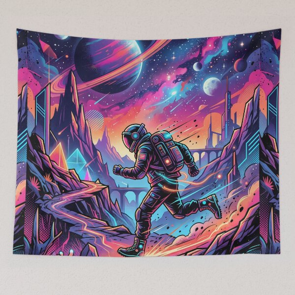 Item preview, Man Space Scenes Vibrancy Marine Life Ocean Exploration designed and sold by ART ATTACK ZONE.