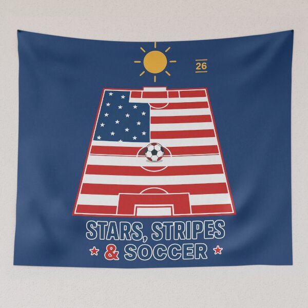 Item preview, Stars Stripes and Soccer designed and sold by xmoudx.
