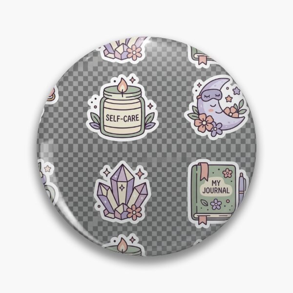 Item preview, Self-Care Aesthetic Sticker Pack – Matcha, Crystals, Journaling & Wellness Cute Stickers for Laptop, Planner & Water Bottle designed and sold by GlitterGloveInk.