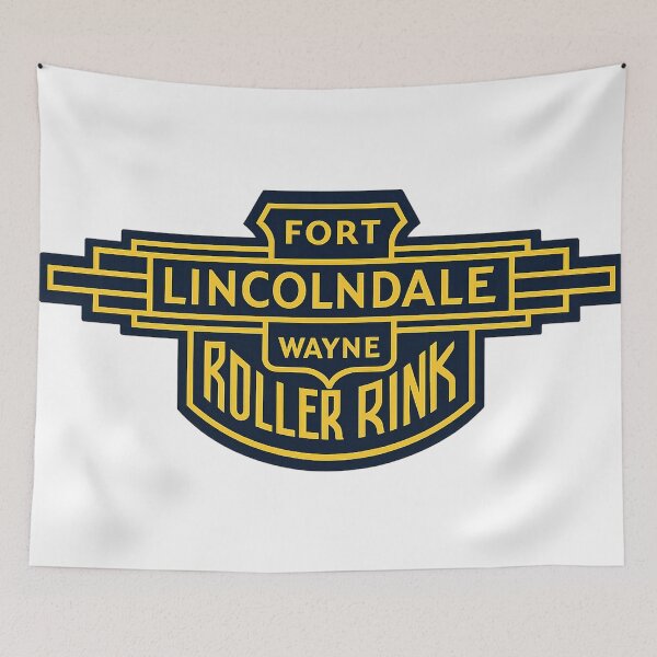 Item preview, Lincolndale Roller Rink Fort Wayne Indiana Roller Skating Rink Sticker Decal Label designed and sold by tislord.