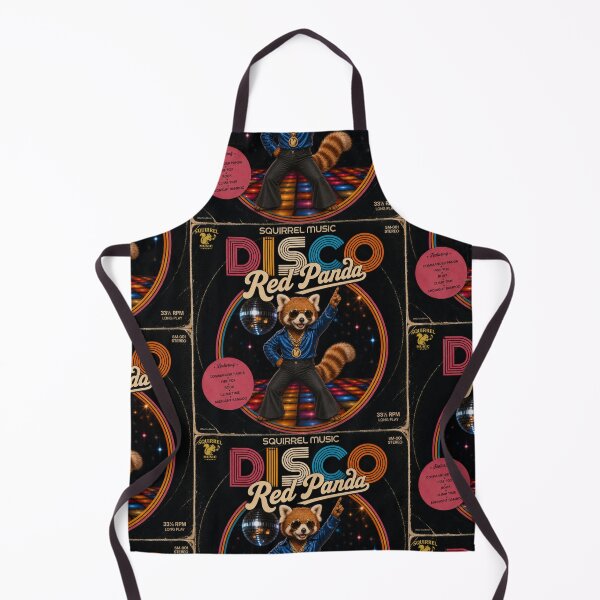 Item preview, Vintage Disco Red Panda Album Cover designed and sold by MissTerryWoman.