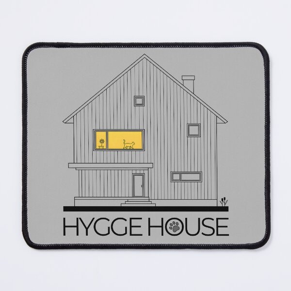 Item preview, Hygge House – Minimalist Cat Home with Paw Print and Warm Window Glow designed and sold by MerchPOW.