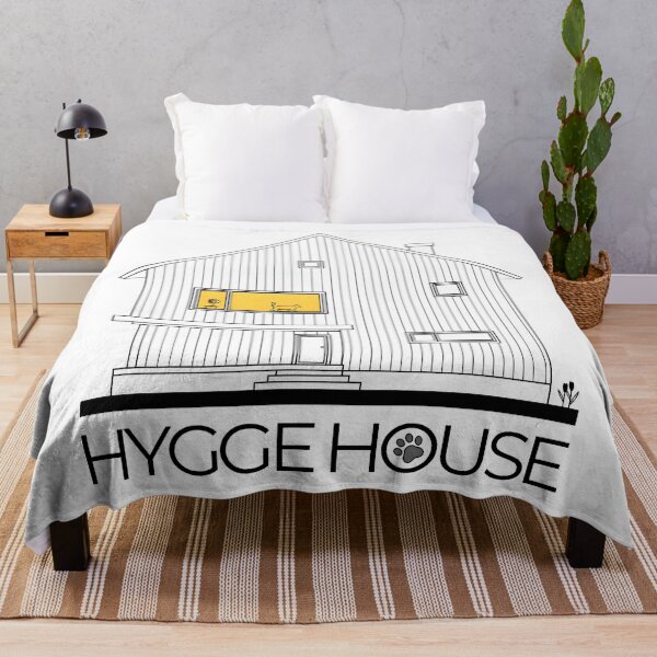 Item preview, Hygge House – Minimalist Cat Home with Paw Print and Warm Window Glow designed and sold by MerchPOW.