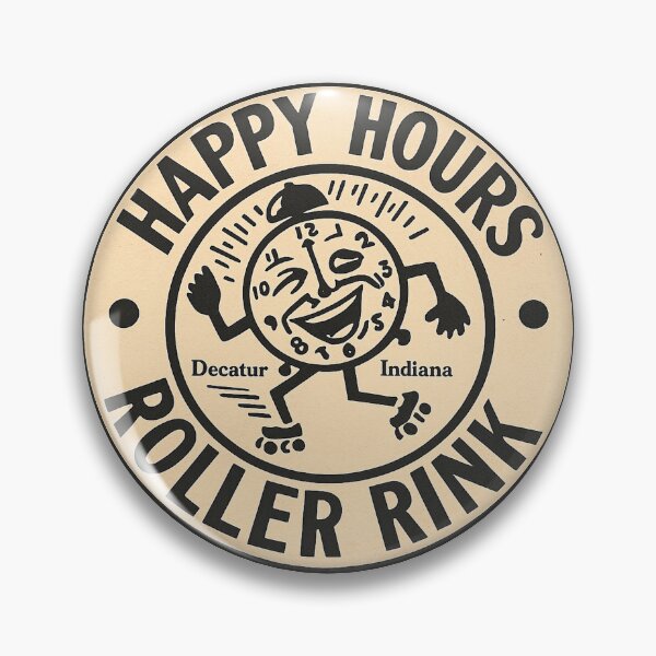 Item preview, Happy Hours Roller Rink Decatur Indiana Roller Skating Rink Sticker Decal Label designed and sold by tislord.