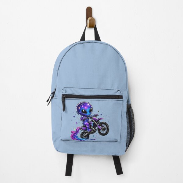 Item preview, Galaxy Alien Rider – Cosmic Neon Dirt Bike Adventure designed and sold by Black Signal.