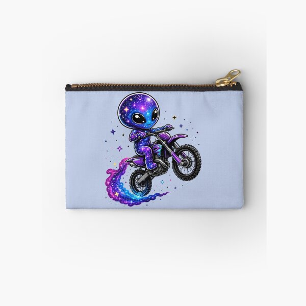 Item preview, Galaxy Alien Rider – Cosmic Neon Dirt Bike Adventure designed and sold by Black Signal.