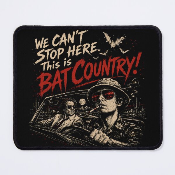 Item preview, Bat Country Road Trip – Psychedelic Desert Outlaw Tee designed and sold by ThreadTheory976.
