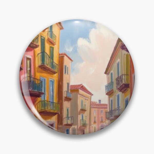 Item preview, spain street oil painting designed and sold by cloudzer0000.