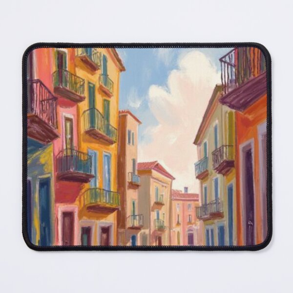 Item preview, spain street oil painting designed and sold by cloudzer0000.