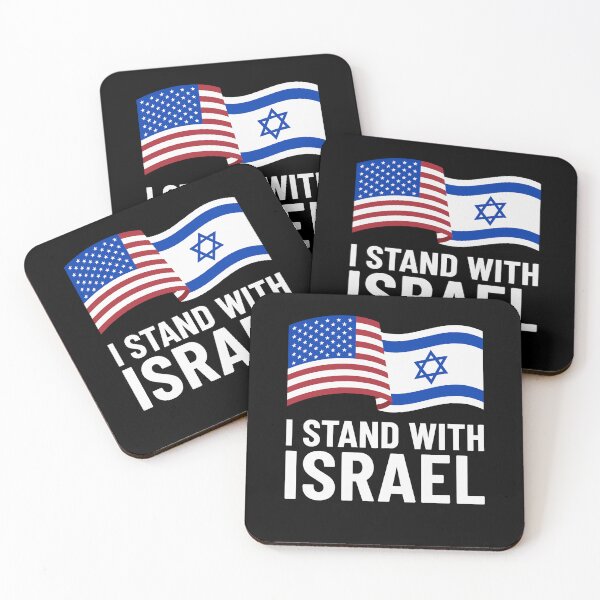 Item preview, Stand With Israel Flag Solidarity Artwork designed and sold by crouchingpixel.
