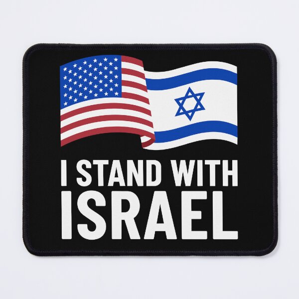Item preview, Stand With Israel Flag Solidarity Artwork designed and sold by crouchingpixel.