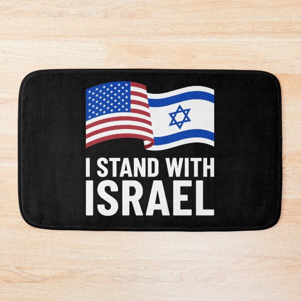 Item preview, Stand With Israel Flag Solidarity Artwork designed and sold by crouchingpixel.