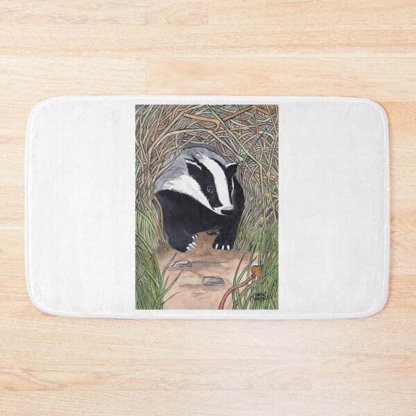 Item preview, Badger. Watercolor on 21x29.7cm paper designed and sold by crowleyronan123.