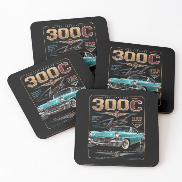 Item preview, 1957 Chrysler 300C Letter Series 392 Hemi Classic Performance Car Art designed and sold by TheArtOfCar.