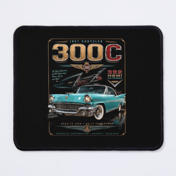 Item preview, 1957 Chrysler 300C Letter Series 392 Hemi Classic Performance Car Art designed and sold by TheArtOfCar.