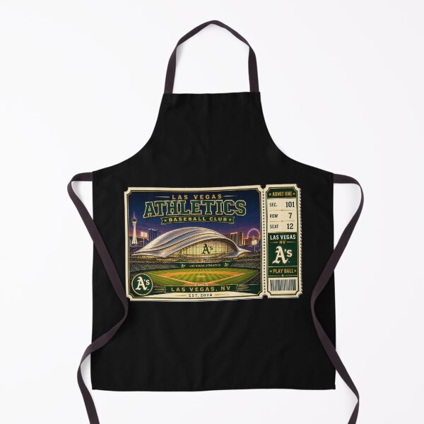 Item preview, Las Vegas Athletics Future Stadium Vintage Ticket Poster Retro Futuristic Vegas Baseball Club Art Est. 2028 designed and sold by GhostDawgs.