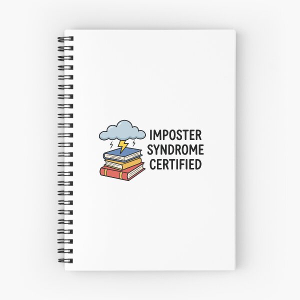 Item preview, Imposter Syndrome Certified Funny Meme Sticker designed and sold by Olivra.
