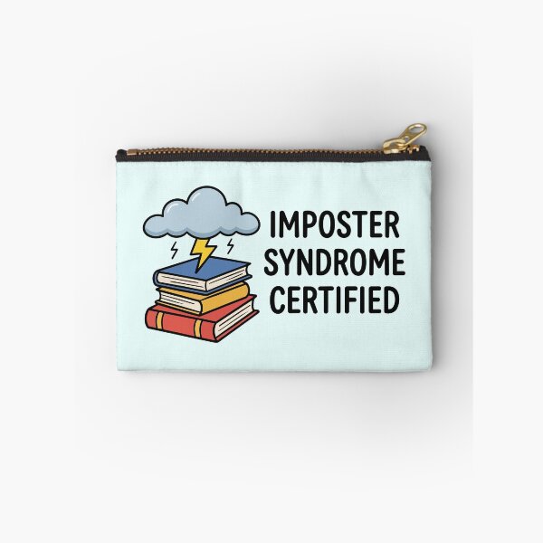 Item preview, Imposter Syndrome Certified Funny Meme Sticker designed and sold by Olivra.