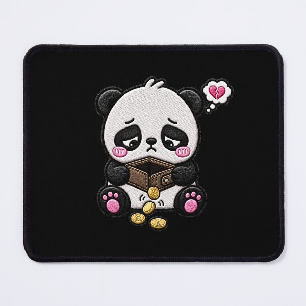 Item preview, Payday Gone Panda Embroidery Patch Funny Kawaii designed and sold by ColorSplash123.