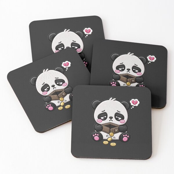 Item preview, Payday Gone Panda Embroidery Patch Funny Kawaii designed and sold by ColorSplash123.