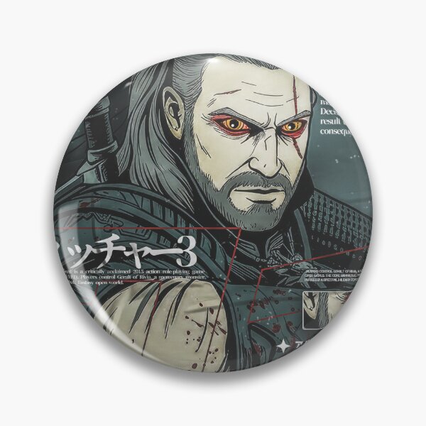 Item preview, Geralt of Rivia "White Wolf" Witcher 3 Cinematic Technical Poster designed and sold by Shopunte.