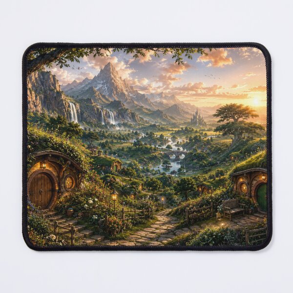 Item preview, Fantasy Mountain Village designed and sold by BlueMile.