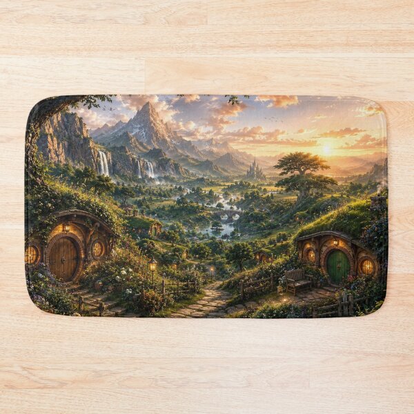 Item preview, Fantasy Mountain Village designed and sold by BlueMile.