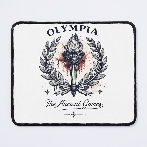 Item preview, Olympia — The Ancient Games Vintage Greek Torch Graphic Tee designed and sold by TheMythicFrame.