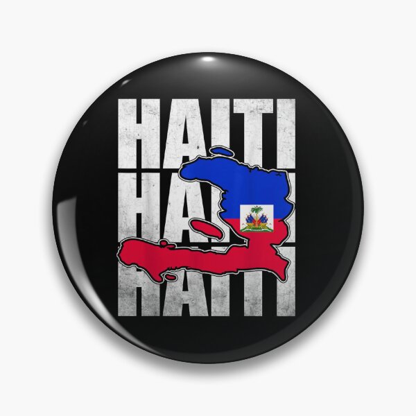 Artikelvorschau, Haiti-Flagge, Karte, Stolz auf das kulturelle Erbe, Nationalflagge, Vintage-Grunge-Texturdesign entworfen und verkauft von DaphoLatara.