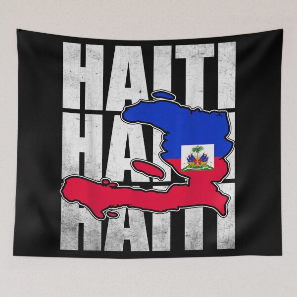 Item preview, Haiti Flag Map Pride Heritage National Flag Vintage Grunge Texture Design designed and sold by DaphoLatara.