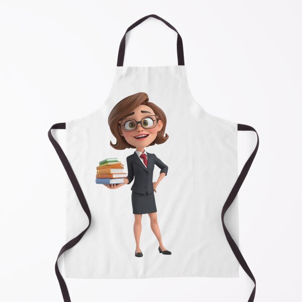 Item preview, Funny Cartoon Teacher - Classroom Hero & Educator Art designed and sold by drioArt.