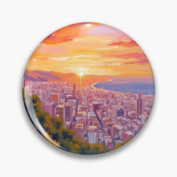 Item preview, Brazil sky line oil painting designed and sold by cloudzer0000.
