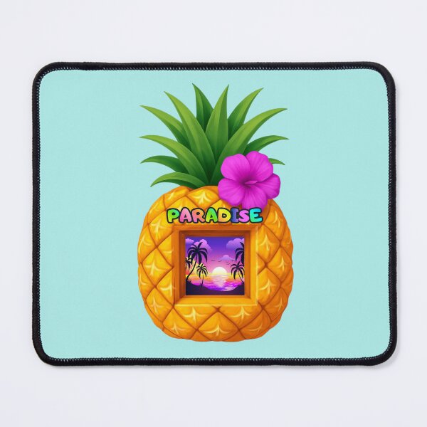 Item preview, Paradise Pineapple Sunset Frame designed and sold by Aimetoi.