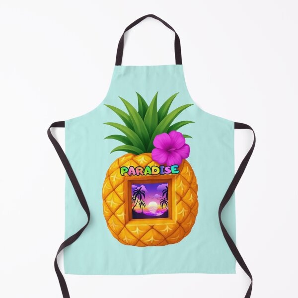 Item preview, Paradise Pineapple Sunset Frame designed and sold by Aimetoi.