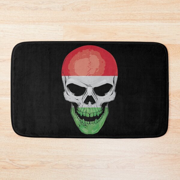 Item preview, Hungarian Flag Skull – Magyar Patriotic Skull Design designed and sold by EmeraldeaDesign.