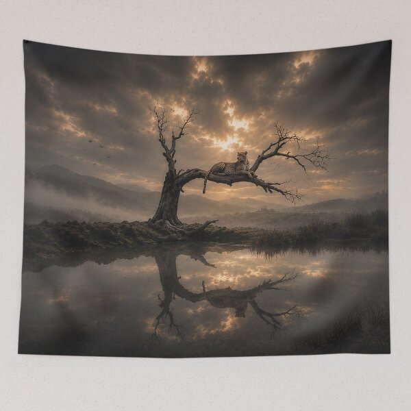 Item preview, Cheetah at the Edge of Dawn designed and sold by Kimberly Palmer.