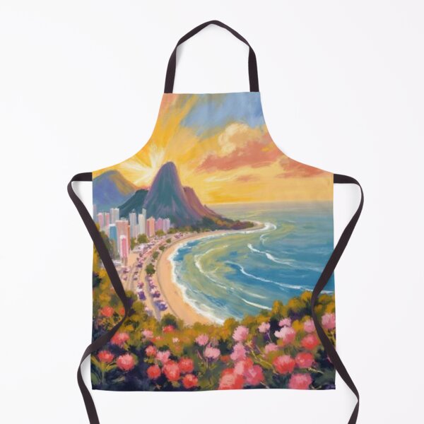 Item preview, Brazil shoreline oil painting designed and sold by cloudzer0000.