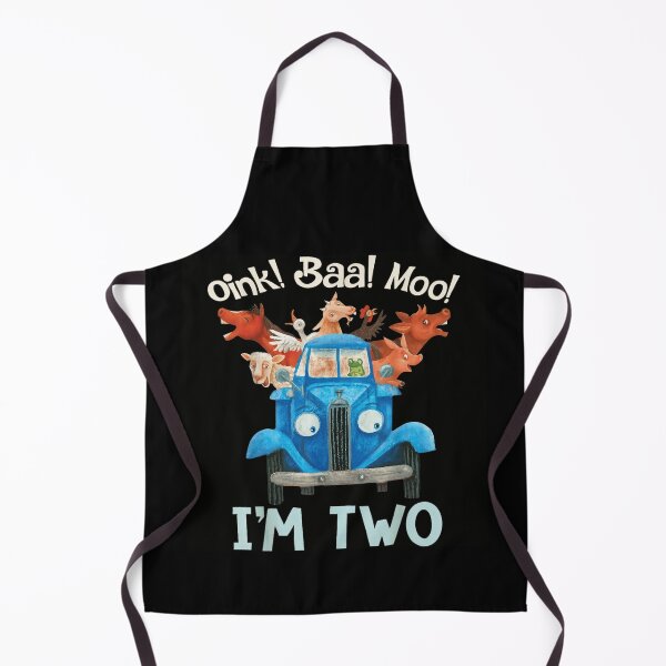 Item preview, Oink Baa Moo I'm Two Second Birthday Blue Truck Farm Animal designed and sold by DaphoLatara.